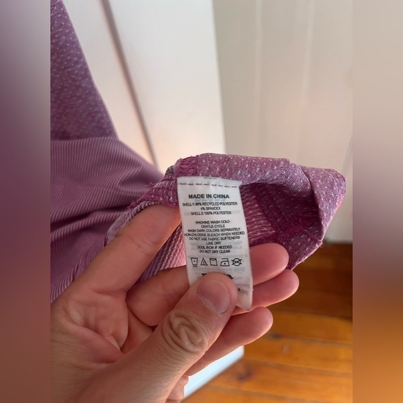 PrAna Collar Polo Shirt Dress Pink and white stripe Medium - Picture 5 of 6